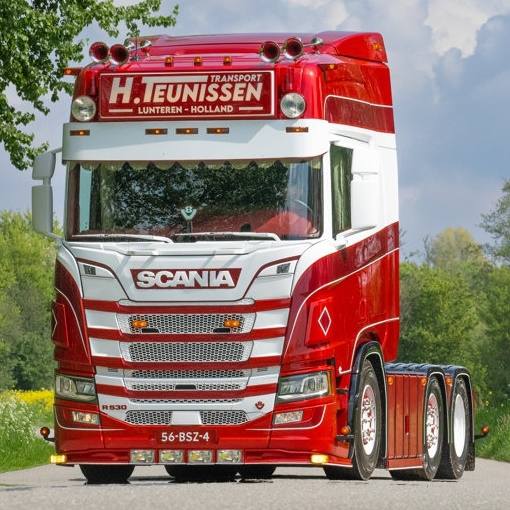 86684 - Tekno - Scania 530 6x2  3achs Zugmaschine - H. Teunissen - NL -