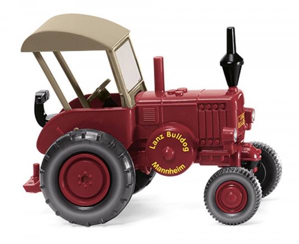 088009 - Wiking - Lanz Bulldog D1506 Traktor mit Verdeck, braunrot