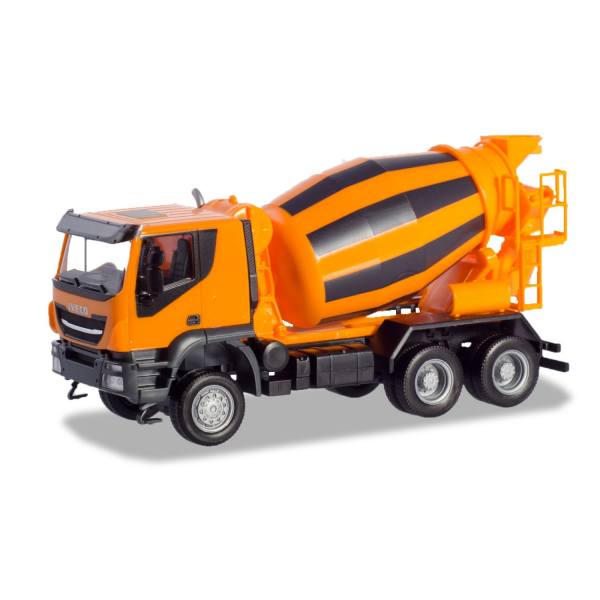 310000 - Herpa - Iveco Trakker 6x6 Allrad-Betonmischer-LKW, orange
