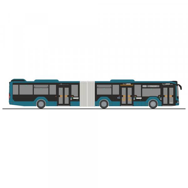 75863 - Rietze - MAN Lion''s City 18 `18 Gelenk-Stadtbus, 3türig "DB / Regio Bus Mitte"
