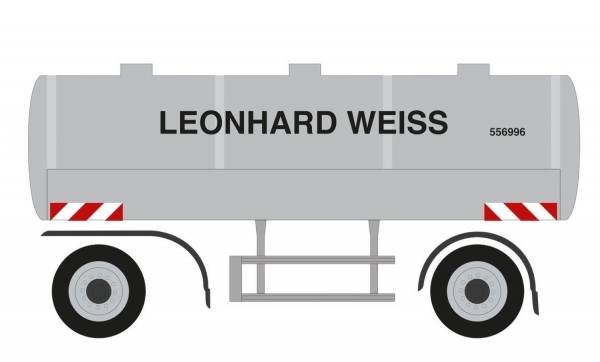 952422 - Herpa - Wassertransportanhänger 2achs - Leonhard Weiss -
