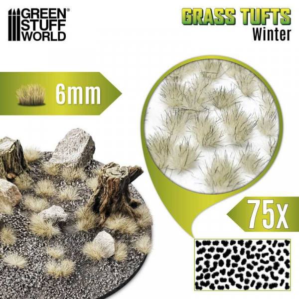 10673 - Green Stuff World - Grass Tuft - Winter