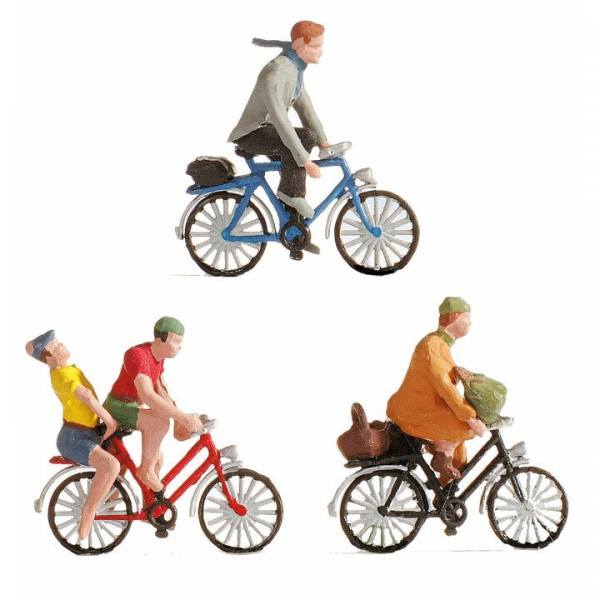15898 - NOCH Figuren - Fahrradfahrer ( 3 Stück )