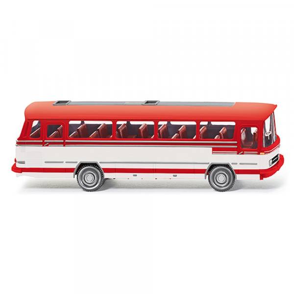 070902 - Wiking - Mercedes-Benz O 302 Reisebus  (1965-76) verkehrsrot / weiß
