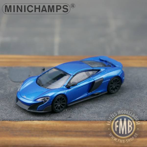 154424 - Minichamps - McLaren 675 LT Coupe, blau metallic