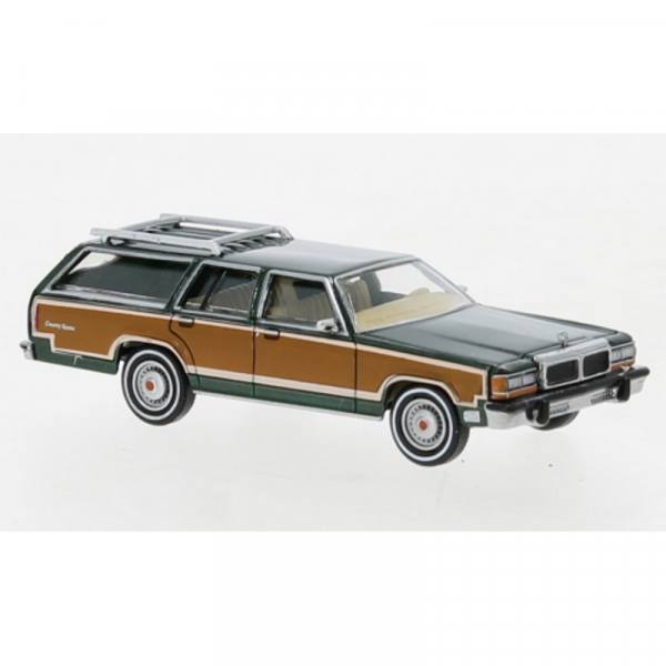 19628 - Brekina - Ford LTD Country Squire `1979, grün metallic mit Holzdekor