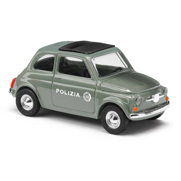 48730 - Busch - Fiat 500 `65 Streifenwagen "Polizia" - Polizei Italien