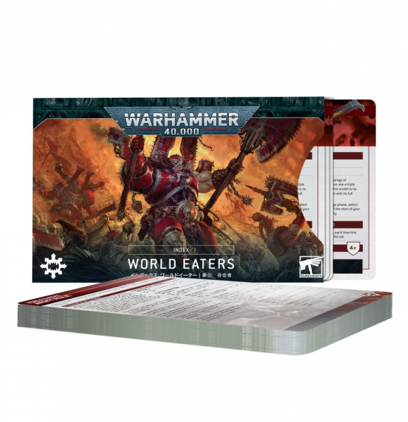 72-67 - Warhammer 40.000 - INDEX CARDS WORLD EATERS - Tabletop D