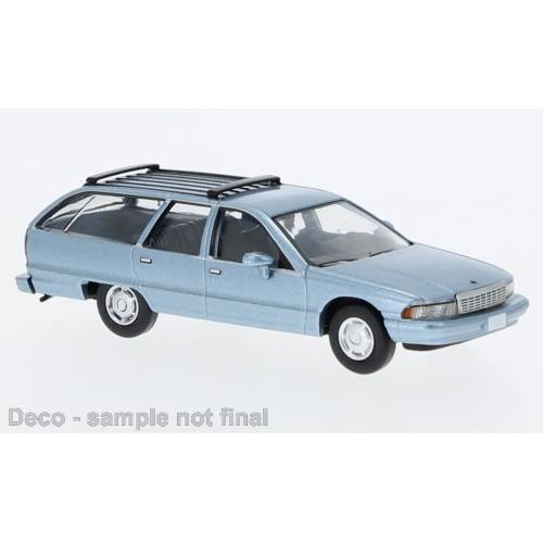 870455 - PCX87 - Chevrolet Caprice Station Wagon, ´1991 - hellblau metallic