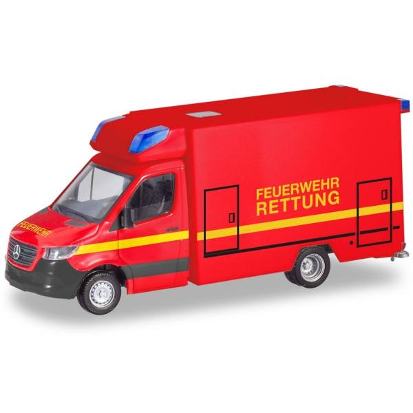 095037 - Herpa - Mercedes-Benz Sprinter `18 Fahrtec Rettungswagen "Feuerwehr neutral"