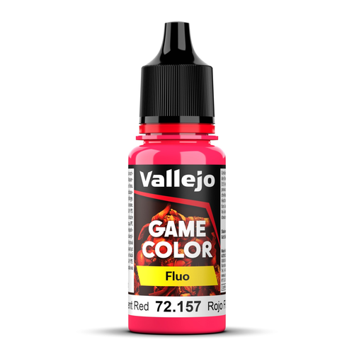 VA72157 - Vallejo - Fluorescent Red 18 ml - Game Fluo