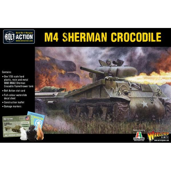 402013015 - Bolt Action - US - Kampfpanzer Sherman Crocodile flamethrower tank