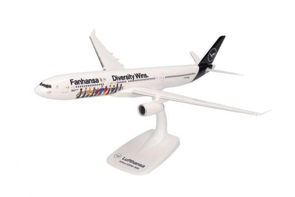 613897 - Herpa Wings - Lufthansa Airbus A330-300 “Fanhansa - Diversity Wins” - D-AIKQ -
