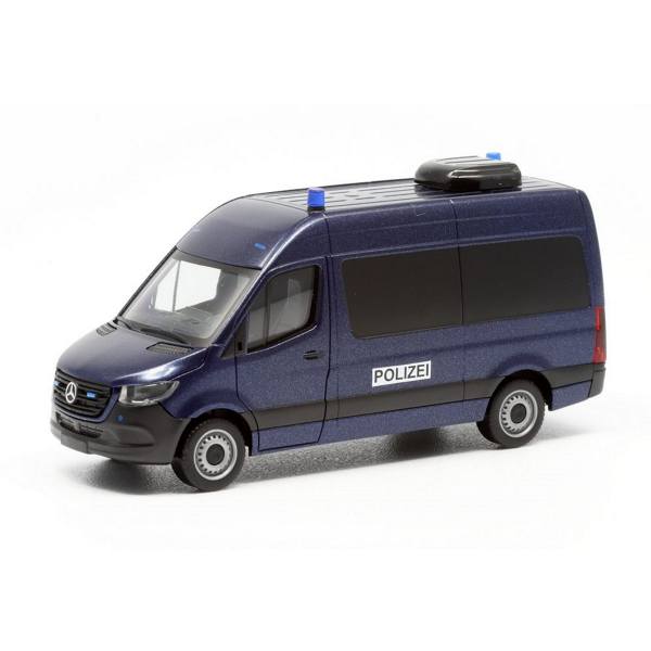 947305 - Herpa - Mercedes-Benz Sprinter `18 Bus HD  "Polizei SEK" blau metallic