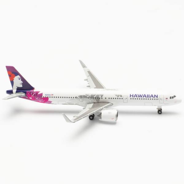 537049 - Herpa Wings - Hawaiian Airlines Airbus A321neo “Uhiuhi” - N215HA -