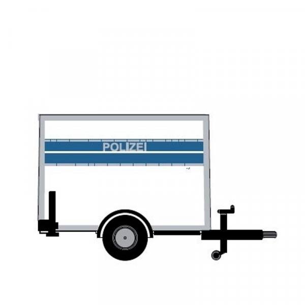 04281 - VK Modelle - Koffer-Anhänger, 1achsig "Polizei"
