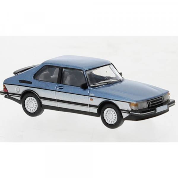 870651 - PCX87 - Saab 900 Turbo `1986, blau metallic / silber