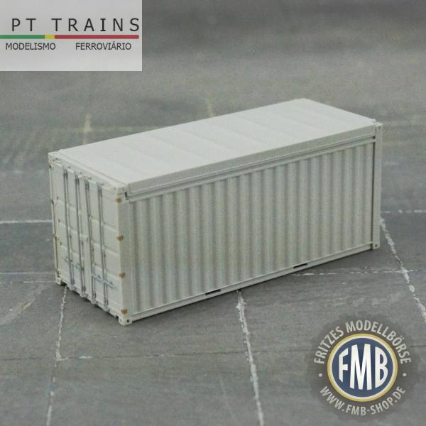 802502 - PT-Trains - 20ft. Open Top Container, Typ Seaco weiß
