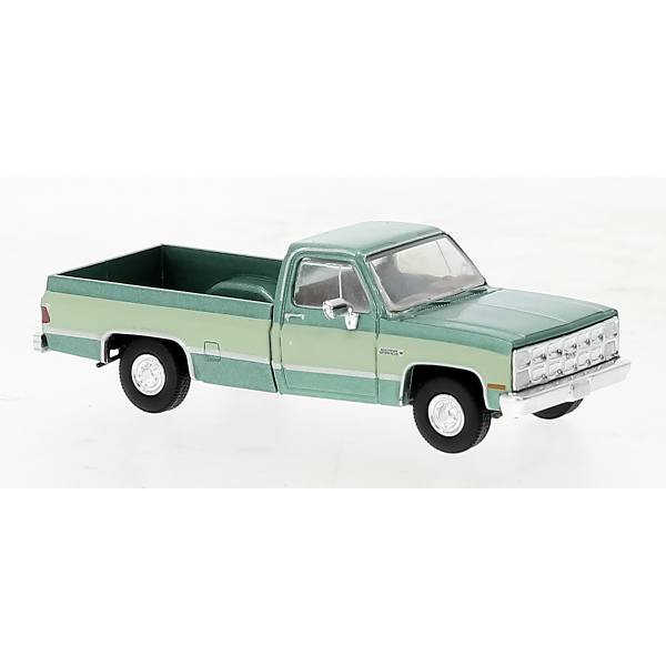19650 - Brekina - GMC Sierra Grande `1981 Pickup, grün metallic / grün