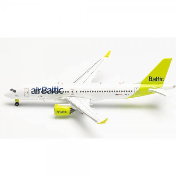 562751 - Herpa Wings - AirBaltic Airbus A220-300 "100th A220" - new livery