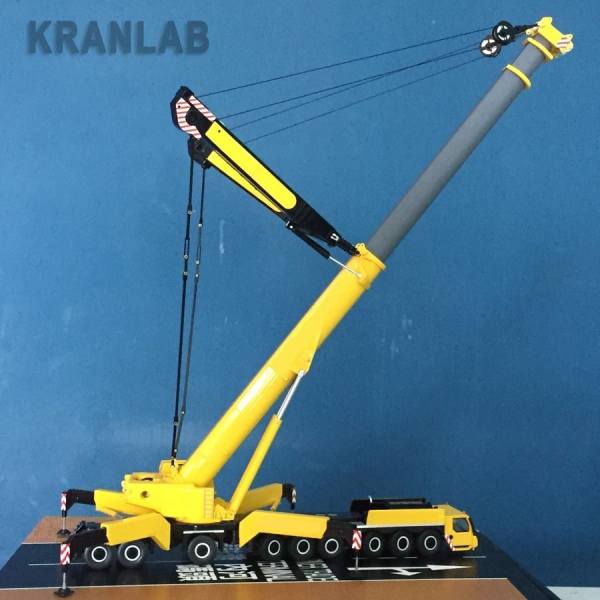 KR75-03F - Kranlab - Superlift-Abspannung für 1/87 WSI LTM 1750 , gelb/schwarz RAL1007