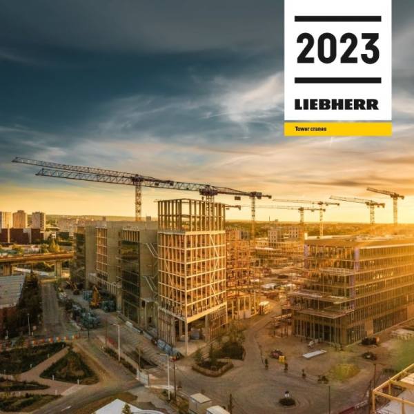 Liebherr - Turmdrehkrane Kalender 2023