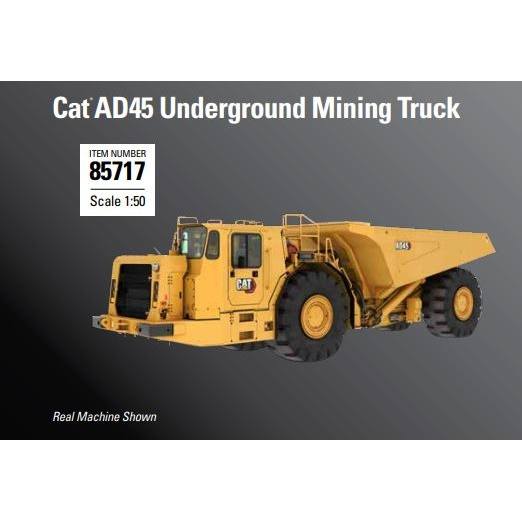 85717 - Diecast Masters - CAT AD45 Untertagebau Mining Truck