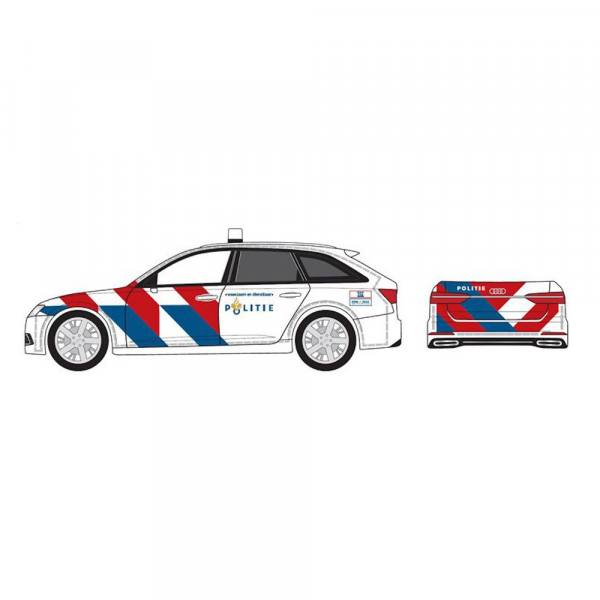 955027- Herpa - Audi A6 Avant `22 Funkstreifenwagen  "Politie" NL
