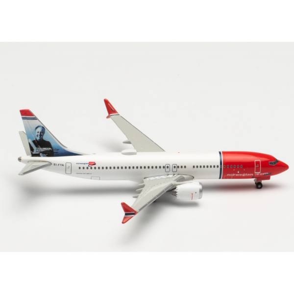 535229 - Herpa Wings - Norwegian Air Shuttle Boeing 737 Max8 "Sir Freddie Laker"
