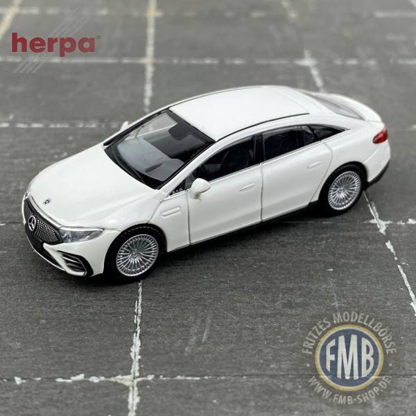 B66960569 - Herpa - Mercedes-Benz EQS, diamantweiss bright