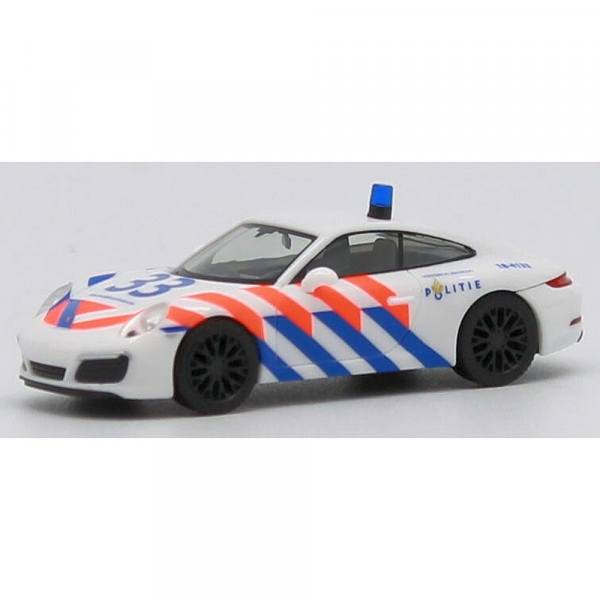 955034- Herpa - Porsche 911 (991) Funkstreifenwagen  "Politie" NL