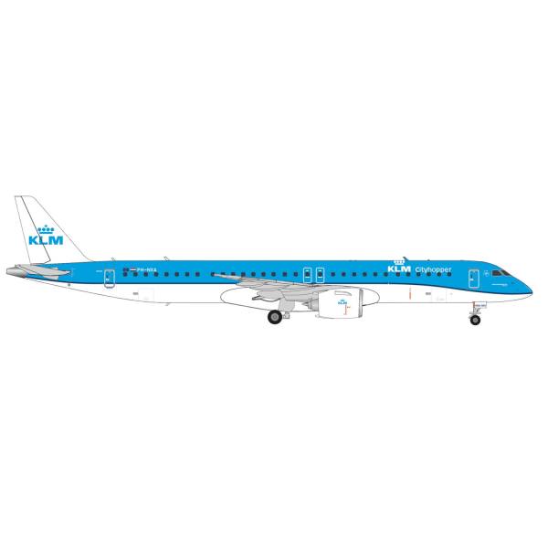 572071 - Herpa Wings - KLM Cityhopper Embraer E195-E2 - PH-NXA