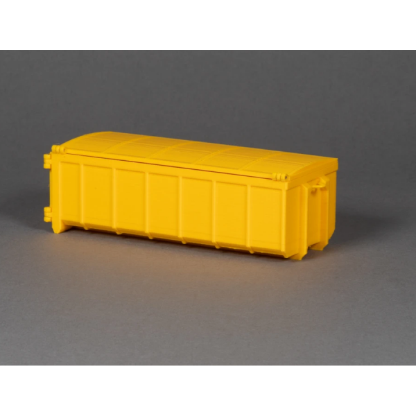 5608/01 - MSM - Abrollcontainer mit Deckel - 20m³ - gelb -