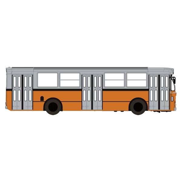 59951 - Brekina - Fiat 418 AL Stadtbus ´1972 - orange / grau