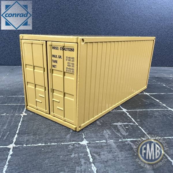 99928/18 - Conrad - 20 ft Container, gelb