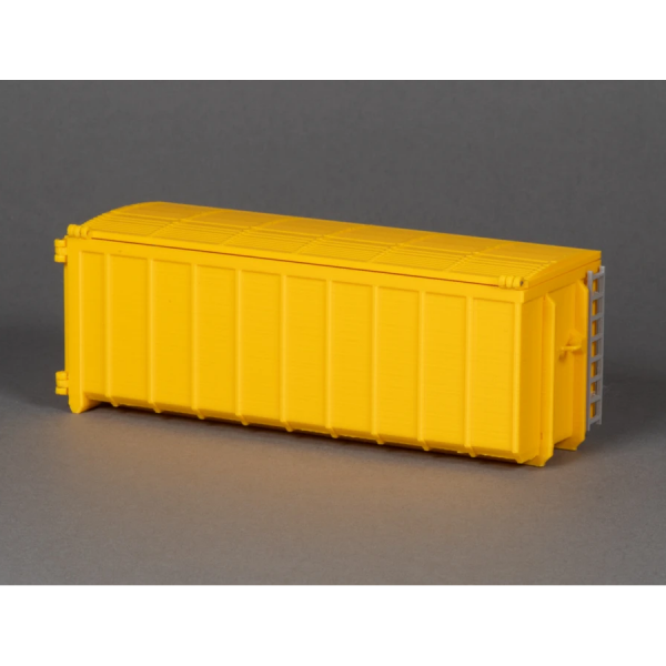 5610/01 - MSM - Abrollcontainer mit Deckel - 40m³ - gelb -