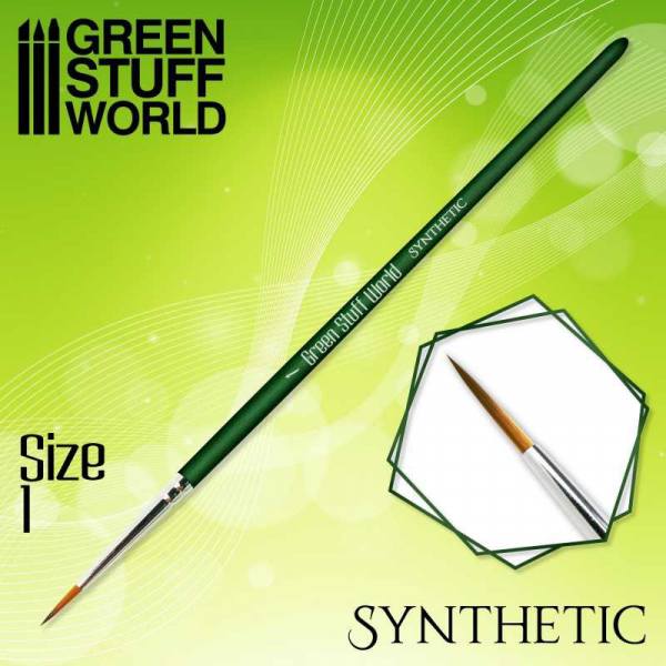 2330 - Green Stuff World - Synthetic Brush Green Series Size 1