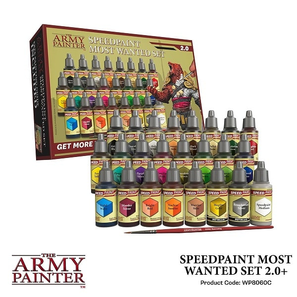 APWP8060 - The Army Painter - Speedpaint Most Wanted Set 2.0 ( 24 Farben )