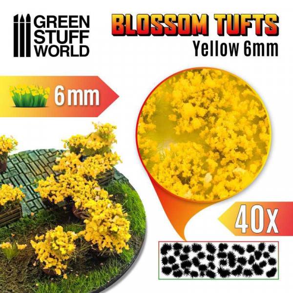 9282 - Green Stuff World - yellow Blossom Tuft