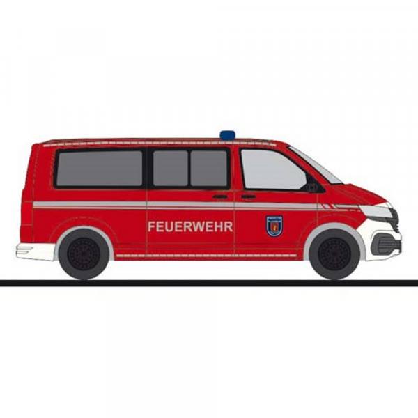 53706 - Rietze - Volkswagen VW T6.1 Bus, LR - MTW "Feuerwehr Genthin"