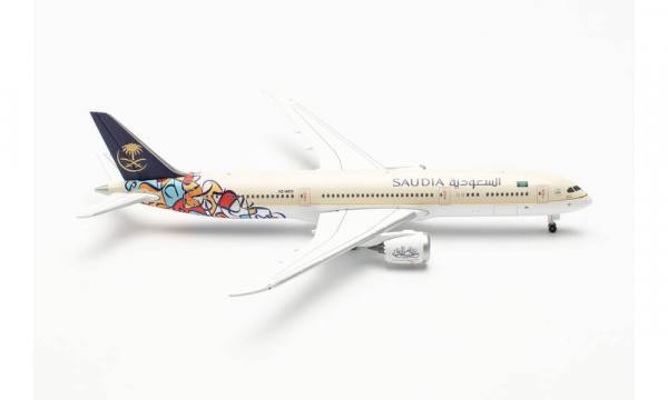 536172 - Herpa Wings - Saudia Boeing 787-9 "Year of Arabic Calligraphy - HZ-ARD -