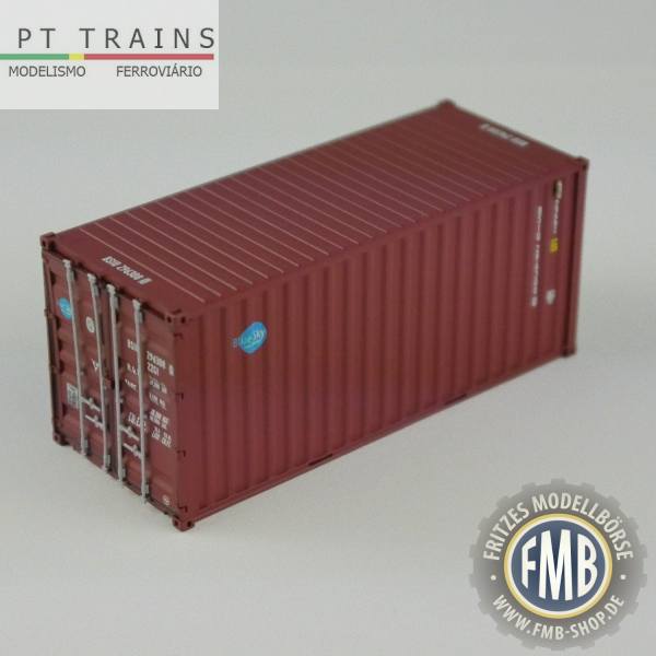 HO Scale Shipping Container 820002-20ft Shipping Container BLUE SKY 