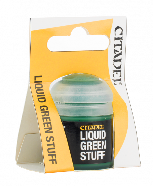 66-12 - CITADEL - Liquid Green Stuff 12ml - ideal kleine Spalten zu füllen