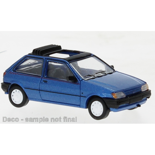 870460 - PCX87 - Ford Fiesta MK III `1989 "Calypso" blau metallic
