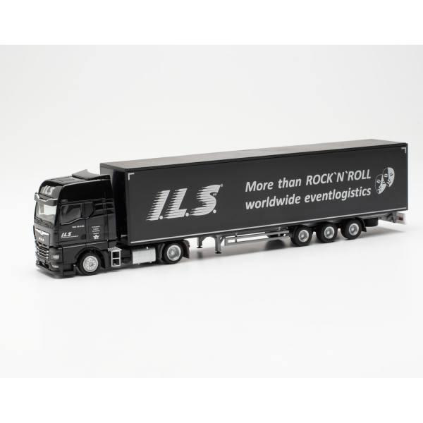 955645 - Herpa - MAN TGX GX Lowliner Koffer-Sattelzug "I.L.S. Event Logistik"