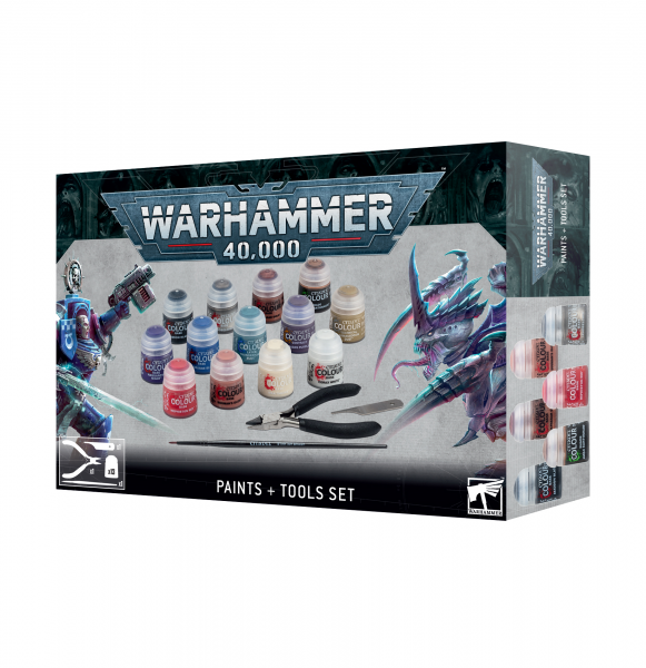 60-12 - Warhammer 40.000 - Starter-Set Paints & Tools - Tabletop