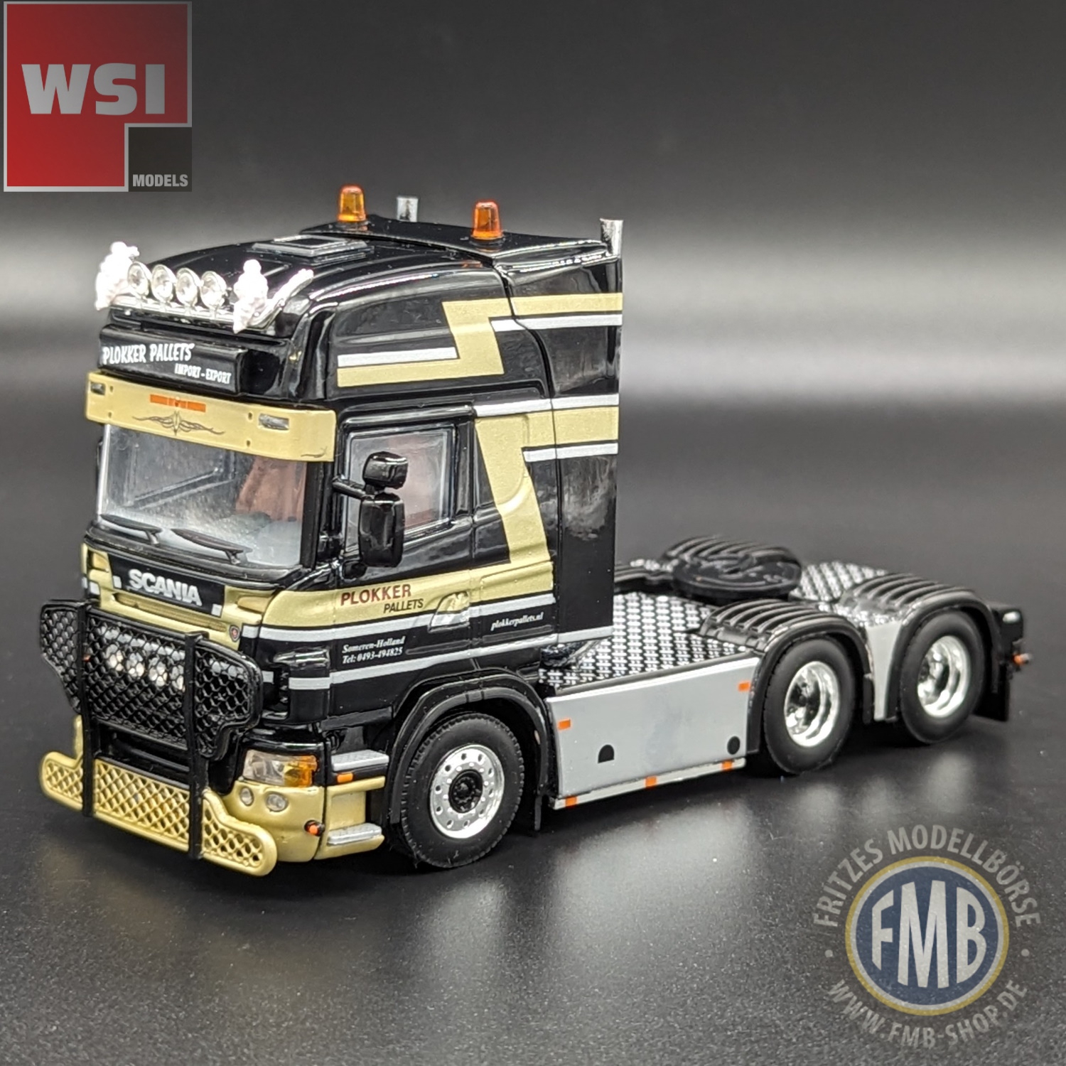 WSI   Scania R5 TL 6x2 truck tractor 3axle   Plokker