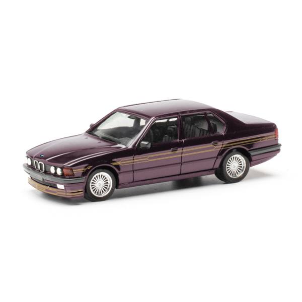 431118 - Herpa - BMW Alpina B11 3,5 (E32) 735 Limousine, burgundrot mit Dekor gold