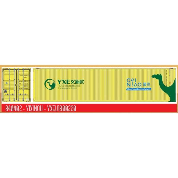 840402 - PT-Trains - 40ft. Highcube Container "Yixinou - YXEU1800220"