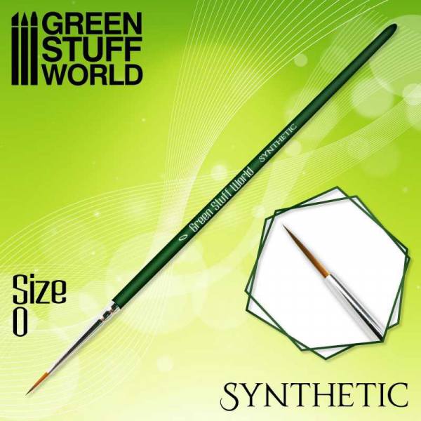2329 - Green Stuff World - Synthetic Brush Green Series Size 0